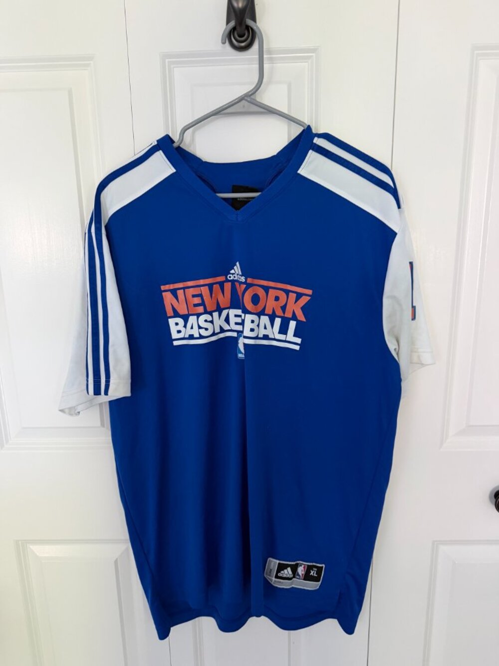 Adidas New York Knicks #1 Amar'e Stoudemire Practice Jersey - Men's XL